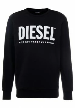 Diesel GIR DIVISION LOGO - Sweatshirt - Black -Diesel shop c37b7b0b7f0d4f708e62e4137f4b8b0f
