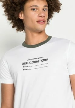 Diesel DIEGOR - Print T-shirt - White -Diesel shop c381ac772f05444fa317a663b6f1b6d1
