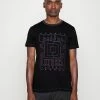 Diesel DIEGOR - Print T-shirt - Black