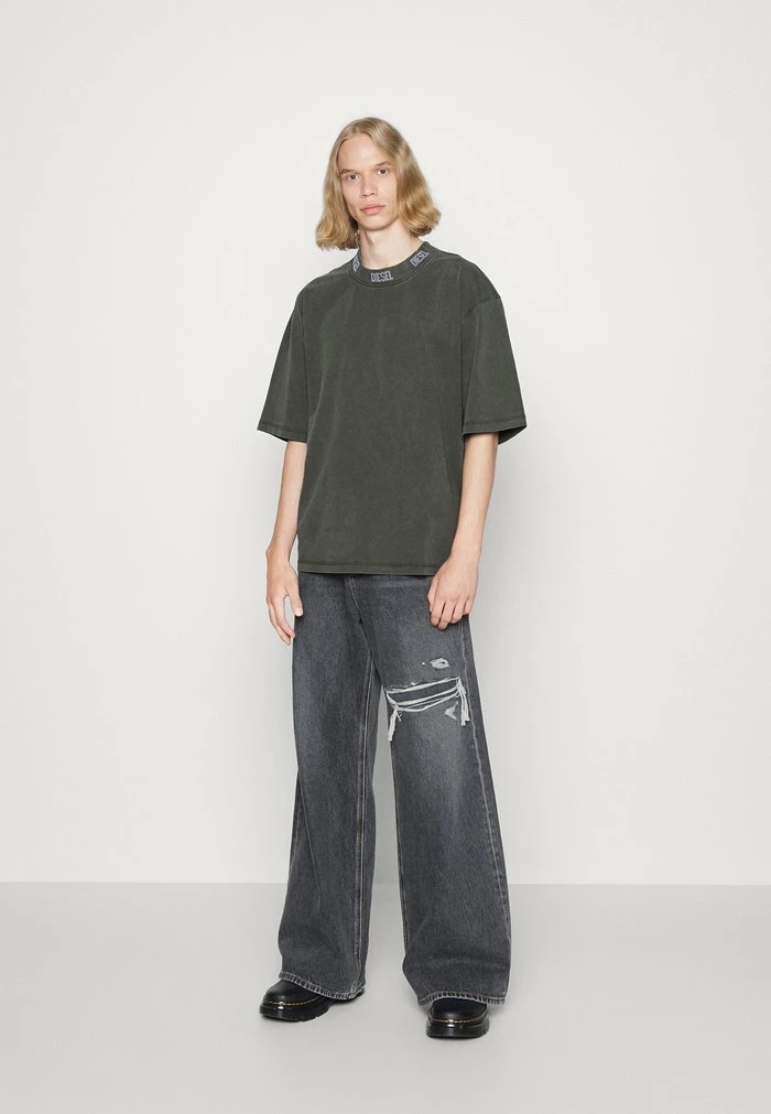 Diesel VOLKOVER UNISEX - Print T-shirt - Dark Grey 2 Diesel VOLKOVER UNISEX - Print T-shirt - Dark Grey - Image 2