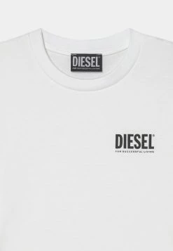 Diesel UTIER UNISEX - Print T-shirt - White -Diesel shop c4da81f0d84c4d3cb611cf66c447e3f7