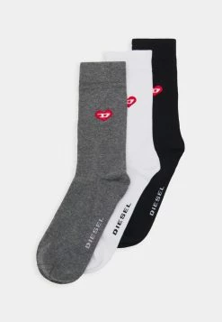 Diesel HERMINE 3 PACK - Socks - Black/gray/white