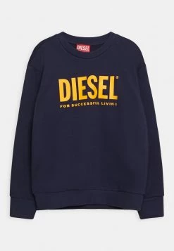 Diesel SCREWDIVISION LOGO UNISEX - Sweatshirt - Blue