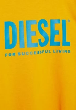 Diesel JUST LOGO UNISEX - Print T-shirt - Yellowish Orange -Diesel shop c5ae1632eddd4232bac2a5cbe64f6a3a