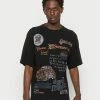 Diesel BALM - Print T-shirt - Black