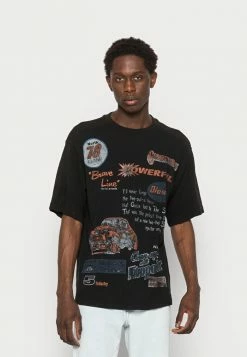 Diesel BALM - Print T-shirt - Black