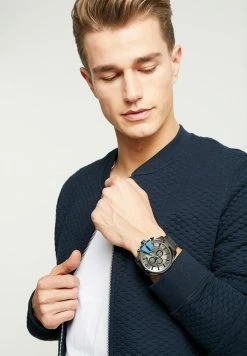 Diesel MEGA CHIEF - Chronograph Watch - Grey/black