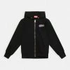 Diesel SJUNE OVER UNISEX - Zip-up Sweatshirt - Black