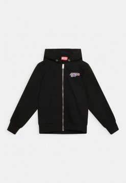 Diesel SJUNE OVER UNISEX - Zip-up Sweatshirt - Black