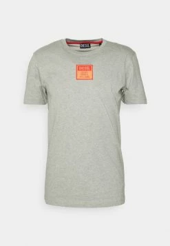 Diesel DIEGOR - Print T-shirt - Grey -Diesel shop ca0153348aaf412eab10f39f44f802ad