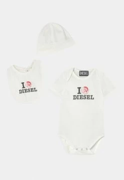 Diesel ULECOBOX UNISEX - Print T-shirt - White