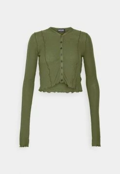 Diesel RIBYEL OPEN - Cardigan - Green -Diesel shop cc77861fb446479692d46fa2dfbb284a