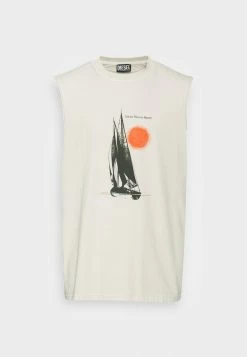 Diesel BEACH - Print T-shirt - White -Diesel shop cd12ef33ff4c45858ffa4e3a0d6c0c36