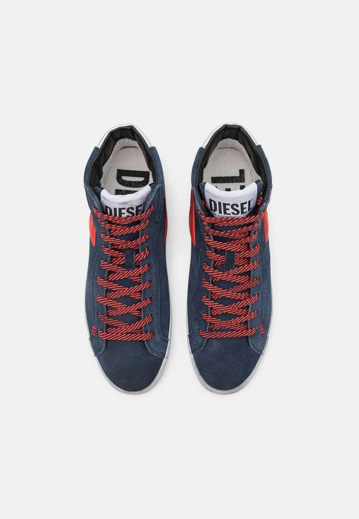 Diesel S-LEROJI MID X UNISEX - High-top Trainers - Insignia Blue/red Alert 4 Diesel S-LEROJI MID X UNISEX - High-top Trainers - Insignia Blue/red Alert - Image 4