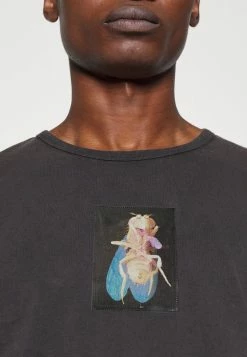 Diesel INNER UNISEX - Print T-shirt - Black -Diesel shop cfb193227f024e8f8f2c5a83aecda9b1