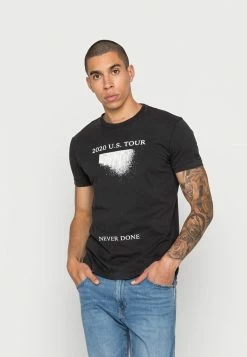 Diesel DIEGOR - Print T-shirt - Black