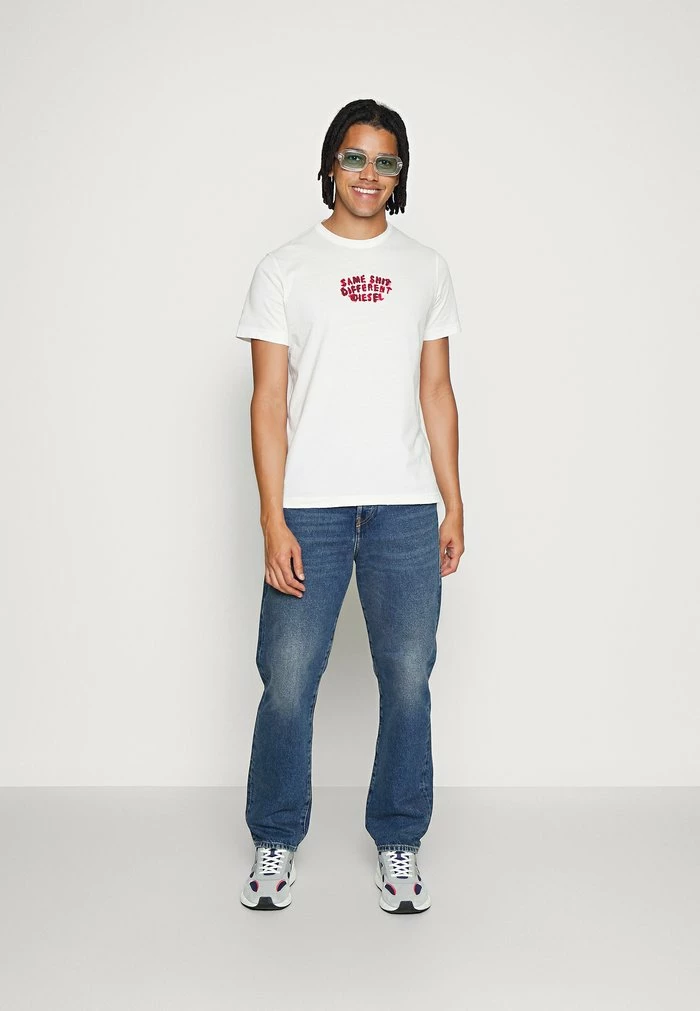 Diesel DIEGOR UNISEX - Print T-shirt - White 2 Diesel DIEGOR UNISEX - Print T-shirt - White - Image 2