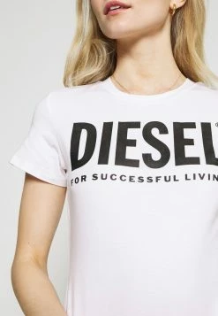 Diesel TEE - Print T-shirt - White -Diesel shop d3527d1f2fb64d3ca33c52063d2aae55