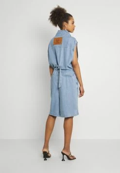 Diesel DE-CORAL-S-SP - Jumpsuit - Light Blue -Diesel shop d4d72fad077c4260b4b5bf9956190b44