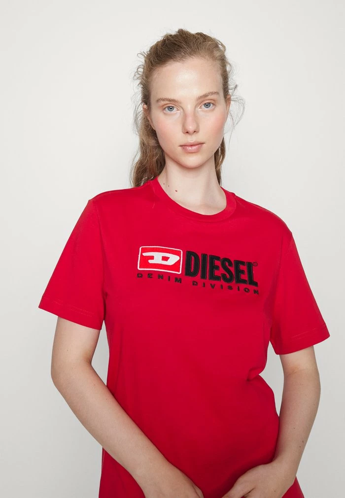 Diesel D-EGOR-DIV - Jersey Dress - Red 4 Diesel D-EGOR-DIV - Jersey Dress - Red - Image 4