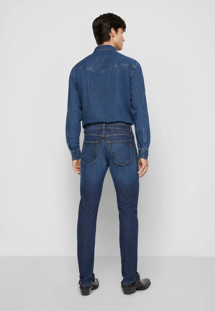 Diesel DSTRUKT - Slim Fit Jeans - Dark Blue 3 Diesel DSTRUKT - Slim Fit Jeans - Dark Blue - Image 3