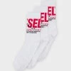 Diesel HERMINE UNISEX 3 PACK - Socks - White