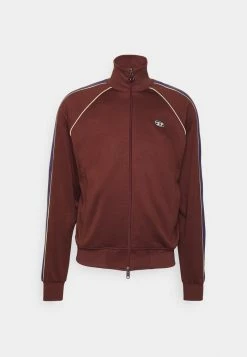 Diesel RALOCK - Zip-up Sweatshirt - Dark Red -Diesel shop d6e6bef0f8534ca899e6095603dfdc8c