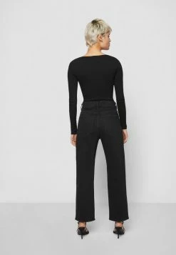 2016 D-AIR DIESEL LIBRARY - Straight Leg Jeans - Black -Diesel shop d74036aff7a54037b4bcec83604a40a8