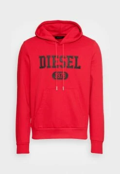 Diesel S-GINN-HOOD-K25 - Hoodie - Red -Diesel shop d8b8fb7bc2b6496a91f66b9d3256a35a