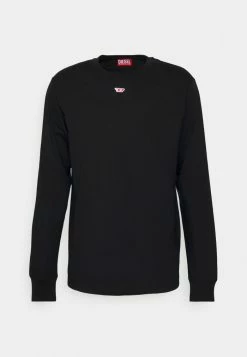 Diesel JUST - Long Sleeved Top - Black -Diesel shop db4b7607772b47ca91b9d40773f25d64