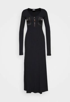 Diesel D-BORDY-LONG - Maxi Dress - Black -Diesel shop db79b94c9843462a91522ddf1f9b1adb