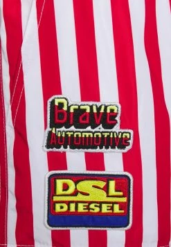Diesel CAYBAY - Swimming Shorts - Red/white -Diesel shop dd38af027c6441ac80234960574a244d