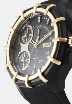 Diesel FRAMED - Chronograph Watch - Silicone/black-coloured -Diesel shop dda9906b07c041fe9e86e46c04acdc22