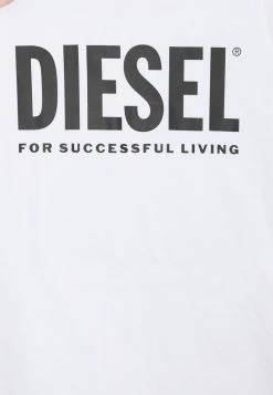 Diesel SILY LOGO - Print T-shirt - White -Diesel shop dfc50ebc462241049355968771f6d95c