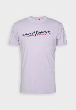 Diesel DIEGOR - Print T-shirt - Lilac -Diesel shop e0962012f4164664a89cbdcf11973cfe