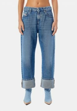 Diesel Relaxed Fit Jeans - Medium Blue