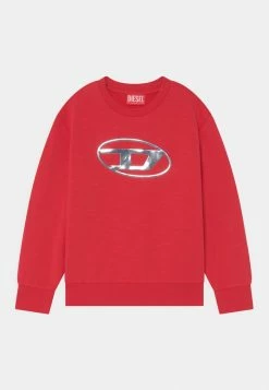 Diesel JOEY OVER UNISEX - Sweatshirt - Carnation Red