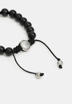 Diesel SKULL BRACELET - Bracelet - Black Agate -Diesel shop e7ad231576174724a787f3c13a84fd6b
