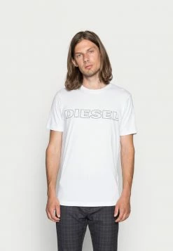 Diesel UMLT-JAKE - Print T-shirt - White