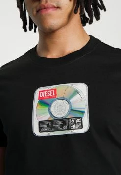 Diesel Print T-shirt - Black -Diesel shop e95fae3ea1a7473390af326d27ac19bc