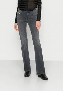 Diesel 1969 D-EBBEY - Flared Jeans - Black / Gray
