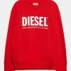 Diesel SCREW DIVISION LOGO UNISEX - Sweatshirt - Carnation Red