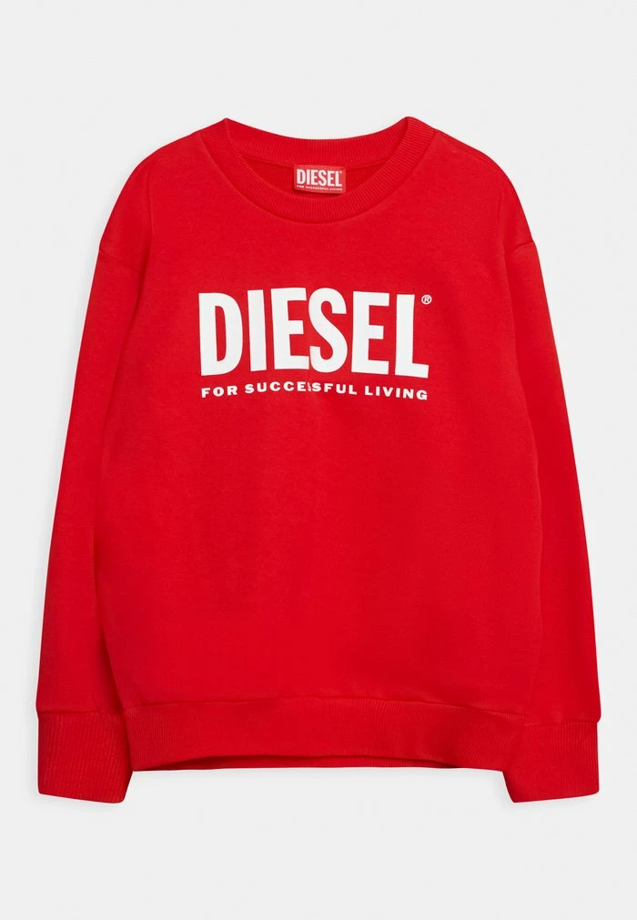 Diesel SCREW DIVISION LOGO UNISEX - Sweatshirt - Carnation Red 1 Diesel SCREW DIVISION LOGO UNISEX - Sweatshirt - Carnation Red