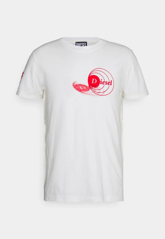 Diesel DIEBIND SLITS - Print T-shirt - White 5 Diesel DIEBIND SLITS - Print T-shirt - White - Image 5