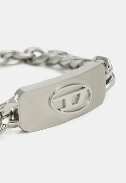 Diesel STEEL UNISEX - Bracelet - Silver-coloured -Diesel shop ec0b9453181947cb8be986b3b1ab460a