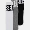 Diesel SKM-RAY 3 PACK UNISEX - Socks - Black/white/grey