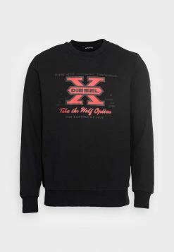 Diesel GINN - Sweatshirt - Black -Diesel shop ed9af833b7524bd5a7e1df1a6203ae2b