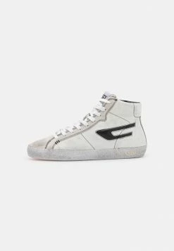 Diesel S-LEROJI MID - High-top Trainers - White/black