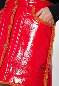 Diesel O-NEILLIA - Mini Skirt - Red -Diesel shop ede9110d6f284cd98911020d8d5afef1