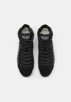 Diesel S-LEROJI MID - High-top Trainers - Black/white -Diesel shop ee55d6f2c1864578adbdb695996f492e